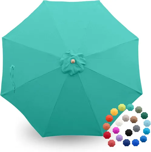 Miniatura 14 de Formosa Covers - Toldo de repuesto para sombrilla de patio de 9 pies - Lona superior de 8 varillas - Tela de paraguas con protección UV 300D