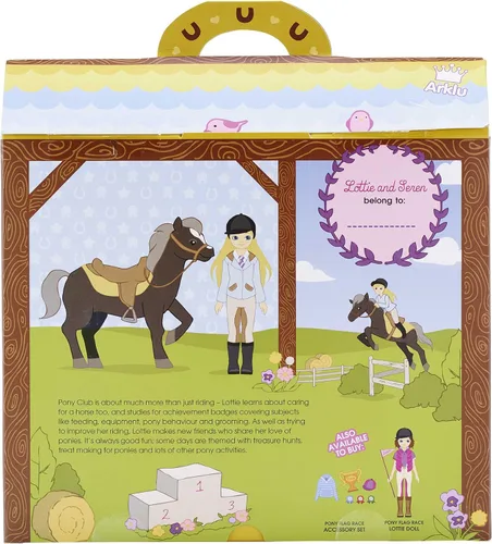 Miniatura 6 de Lottie Pony Club Muñeca con Caballo Set y Accesorios