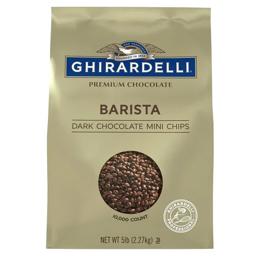 Miniatura 3 de Ghirardelli Chocolate Company - Mini chips barista de chocolate oscuro, 10,000 por libra, bolsa de 5 libras (paquete de 1)