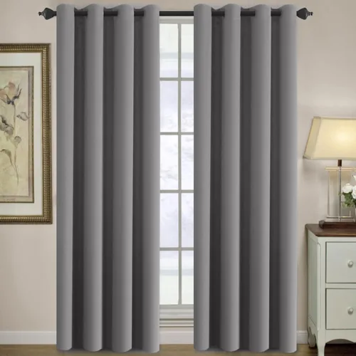 Miniatura 154 de H.VERSAILTEX - Cortinas blackout con aislamiento térmico y ojales en la parte superior, para patios, puertas correderas y división de habitaciones