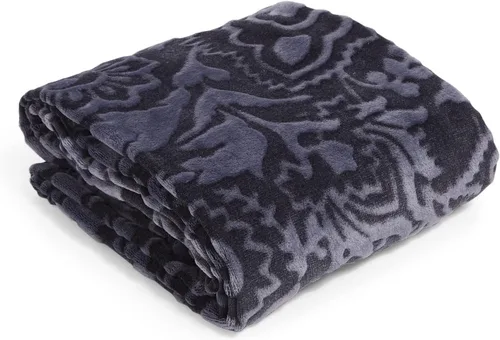 Miniatura 57 de Vera Bradley Manta de felpa de forro polar Botánico Paisley Rosa