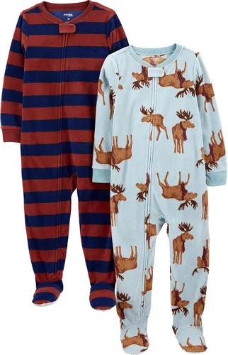 Miniatura 11 de Simple Joys by Carter's Pijamas de forro polar con pies resistentes al fuego para niños