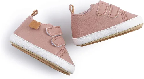 Miniatura 6 de QWZban Zapatos de bebé para niños y niñas, zapatillas de deporte con suela de goma antideslizante, para cuna de bebé, zapatos de vestir