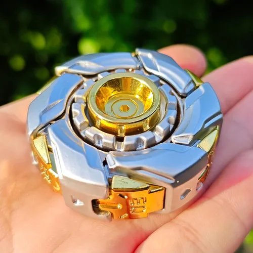 Miniatura 11 de T-Conceal EDC Fidget Sliders Open Armor Spinning Top - Juguetes para aliviar el estrés para adultos, metal magnético gris