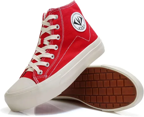 Miniatura 5 de VV87 Tenis de lona unisex de alta calidad, clásicos, cómodos, elegantes, ligeros, casuales para caminar