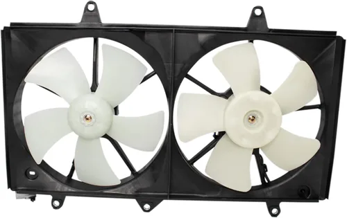 Miniatura 126 de TRQ Conjunto de ventilador de refrigeración dual del radiador compatible con Toyota Highlander 2008-2013 TO3115155