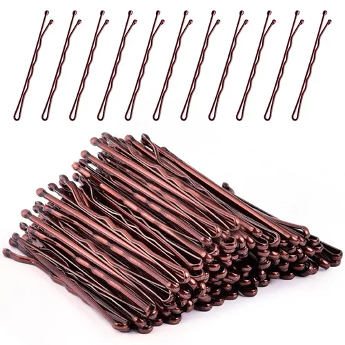 Miniatura 12 de MORGLES 120 horquillas jumbo Bobby para mujeres y niñas, pasadores grandes negros de 2.75 pulgadas con caja