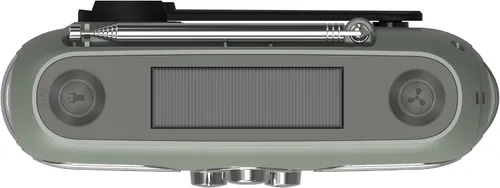 Miniatura 6 de Kaito KA777 Radio de emergencia y ventilador portátil - Radio meteorológica AM/FM NOAA y banco de energía de 4,000 mAh recargable con panel solar