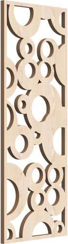 Miniatura 89 de Farwell Paneles de pared decorativos de madera con calado, 13 3/8 pulgadas de ancho x 34 3/8 pulgadas de alto x 1/4 de alto, roble rojo rojo