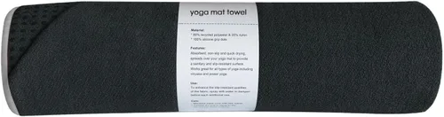 Muka Toalla para esterilla de yoga con punto de agarre, antideslizante, absorbente de sudor, toalla para yoga, pilates, fitness, 72 x 24 pulgadas