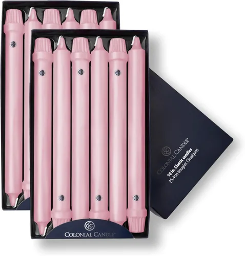 Miniatura 15 de Colonial Candle Vela cónica sin perfume, colección Handipt, ámbar, 12 pulgadas, paquete de 12, hasta 10 horas de combustión