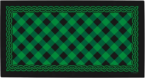 Miniatura 25 de ThisWear Felpudo de San Patricio para el Día de San Patricio, felpudo gaélico de perfil bajo