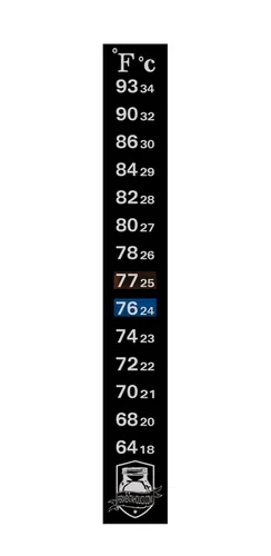 Miniatura 7 de Paquete de 3 termómetros adhesivos de fermentación, muestra la temperatura en grados Celsius y Fahrenheit, ideal para kombucha, cerveza, vino
