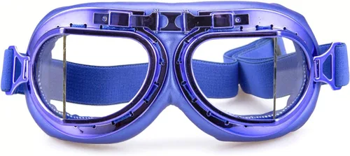 CRG Sports Gafas de motocicleta estilo aviador, piloto, crucero, scooter, gafas de motocross para hombre, mujer, adulto