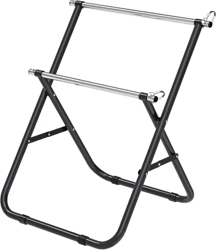 Insaga Organizador de cables para carrete, soporte plegable de carrete de alambre portátil, capacidad de 100 libras para mantener los cables