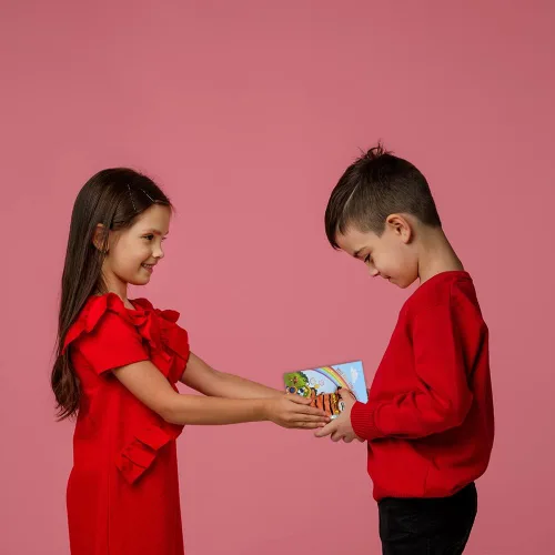 Miniatura 7 de Tarjetas del día de San Valentín con 16 marionetas de dedo de animales de peluche, regalos de aula para niños y recuerdos de fiesta