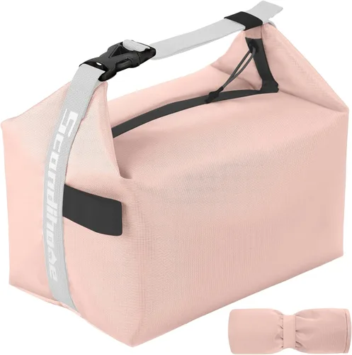 Miniatura 12 de Bolsa de almuerzo para mujeres y hombres, fresca, mantiene la comida fresca, caja de almuerzo, pequeña bolsa enfriadora a prueba de fugas