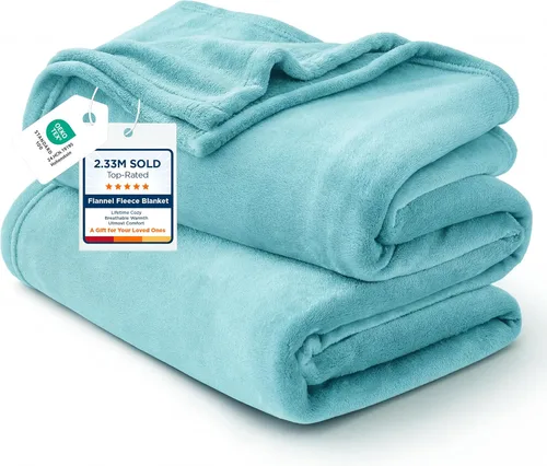 Miniatura 51 de Bedsure GentleSoft - Mantas de forro polar azul marino tamaño Queen - Manta de cama azul suave ligera afelpada difusa acogedora microfibra de lujo