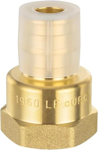 Miniatura 14 de Paquete de 2 accesorios de latón de expansión EFIELD Pex A de 1/2 x 1/2 pulgadas, codo hembra NPT para conexión de tubo Pex-A, ASTM F1960