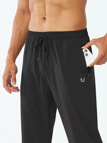 Miniatura 4 de NORTHYARD Men's Athletic Running Joggers Workout Gym Pants Lightweight Jogging Pants Open Hem Sweatpants