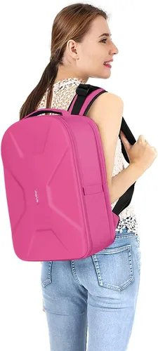 Miniatura 6 de MOSISO Mochila para Cámara, Bolsa para Cámara Fotográfica DSLR/SLR/Sin Espejo de 15-16 pulgadas, Estuche Rígido Impermeable con Soporte para Trípode