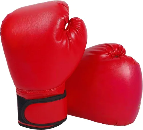 Miniatura 14 de 1 par de guantes de entrenamiento de boxeo: guantes de perforación de superficie de poliuretano para principiantes, guantes de entrenamiento