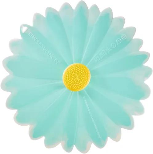 Miniatura 2 de Charles Viancin - Tapa de silicona Daisy para almacenamiento de alimentos y cocinar - 11 pulgadas - Sellado hermético en cualquier superficie lisa