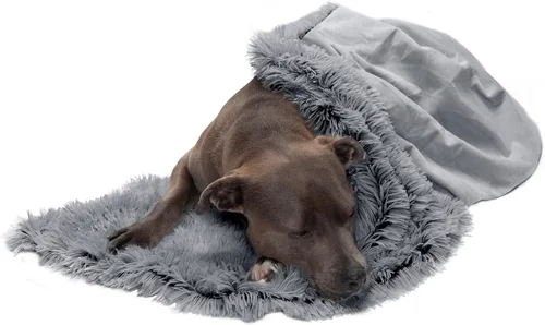 Miniatura 13 de FurHaven - Manta impermeable para arrojar para perros y gatos de interior, manta protectora reversible para mascotas, extra grande, pelo sintético