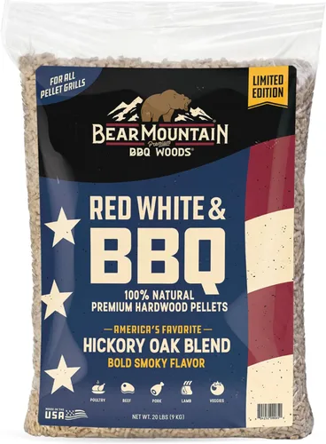 Miniatura 18 de Bear Mountain BBQ Premium Wood Butcher's Blend - Gránulos para ahumar, mezcla de pellets de madera dura totalmente natural para asar al aire libre