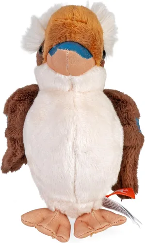Miniatura 2 de Wild Republic Pocketkins Eco Kookaburra, animal de peluche, 5 pulgadas, hecho de materiales reciclados, respetuoso con el medio ambiente