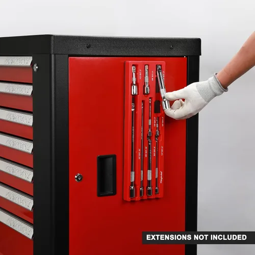 Miniatura 5 de Mayouko Organizador Magnético de Extensión de Enchufe de ABS, Soporte de Barra de Extensión de Enchufe, Compatible con Extensiones de 1/4", 3/8