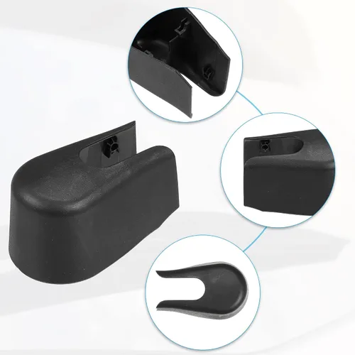 Miniatura 4 de ACROPIX Tapa de tuerca de brazo de limpiaparabrisas trasero para Volvo XC90 - Paquete de 1 negro