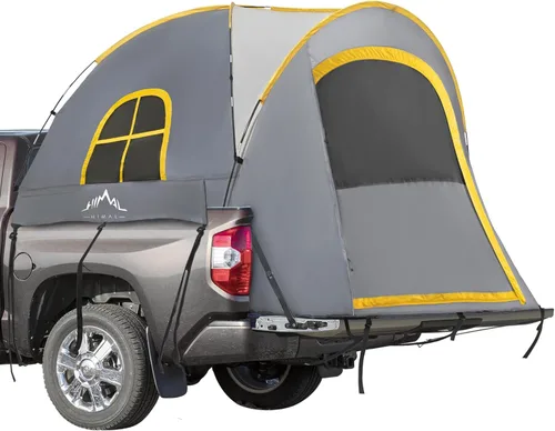 Miniatura 9 de GoHimal Pickup Truck Tent, Waterproof PU2000mm Double Layer for FT Truck Bed, Portable Bed Tent for Camping