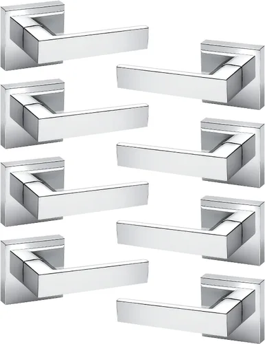 Miniatura 9 de KNOBWELL - Juego de cerradura con 1 picaporte resistente para puertas de una cara, ideal para puertas interiores reversibles, 0.93 libras
