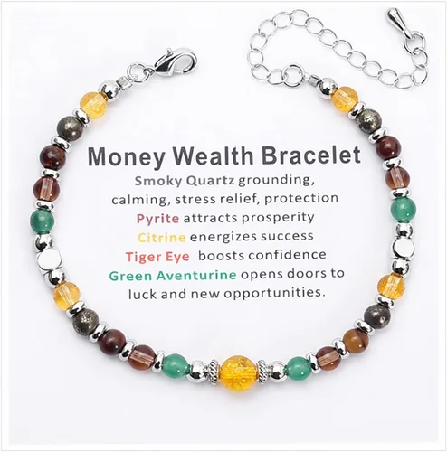 Miniatura 9 de Pulsera de protección, protección empática, cristales de obsidiana negra y pulsera de piedras curativas para mujeres, suerte, ansiedad y pulsera