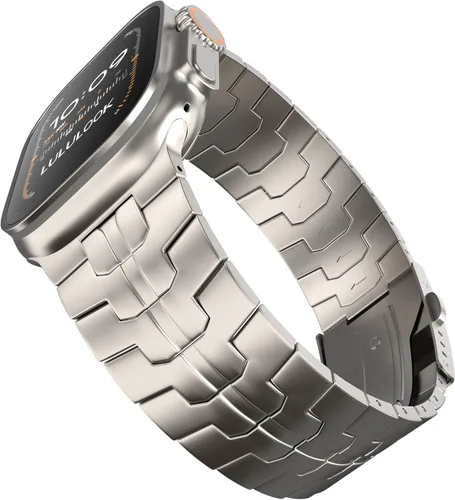 Miniatura 8 de LULULOOK Titanium Ultra 3 Watch Band - Grade 2 Titanium Metal Band for Men, Compatible with Apple Watch Ultra 3/ Ultra 2/ Ultra 49mm, Series 11/10
