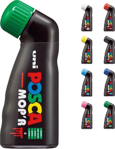 Miniatura 12 de Posca MOP'R PCM-22 - Rotuladores de pintura a base de agua, punta redonda (22mm), rosa