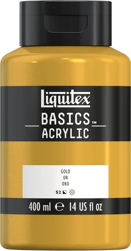Miniatura 119 de Liquitex BASICS Pintura Acrílica, Botella de 400ml (13.5 oz), Blanco Titanio Titanio Blanco