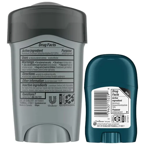 Miniatura 2 de Degree Desodorante para hombres, protección clínica, paquete de 4, antitranspirante Sport Strength 72H, suave sólido + desodorante