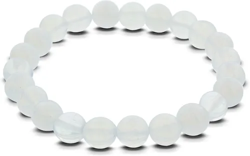 Miniatura 553 de Gem Avenue Handmade Round Bead Stretch Bracelet Unisex Natural Stone Beaded Jewelry for Men & Women, Elastic Wristband for Daily Wear