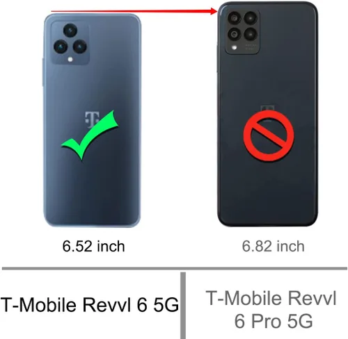 Miniatura 2 de Osophter Funda para T-Mobile Revvl 6 5G con 2 unids Protector de pantalla Absorción de golpes Flexible TPU Caucho Protector de teléfono celular