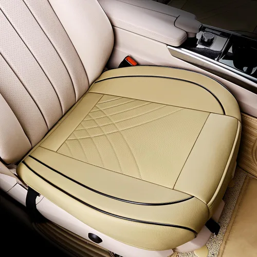 kingphenix Funda de asiento de coche: fácil de instalar, se adapta a la mayoría de automóviles, furgonetas, camiones y SUV, color beige