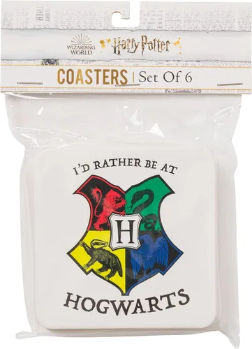 Miniatura 20 de Silver Buffalo Harry Potter Constellations - Juego de posavasos de cristal de 4 piezas, multicolor (HP26175A)