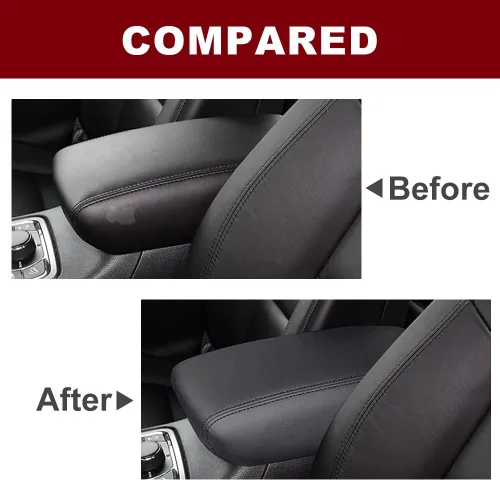 Miniatura 5 de sportuli Cubierta de Consola Central Funda de Cuero Antiarañazos para Reposabrazos de Repuesto para Accesorios Jeep Grand Cherokee 2011-2020 2021