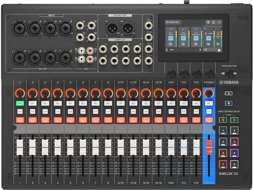 Miniatura 8 de Mezclador estéreo compacto de 6 entradas Yamaha MG06, Negro