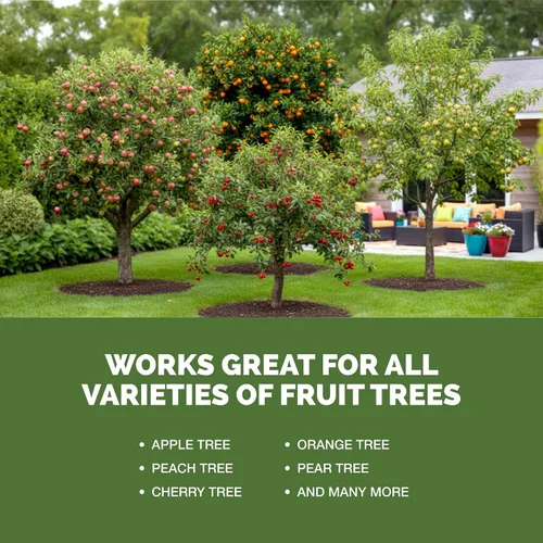Miniatura 5 de Fertilizante para árboles frutales: alimento líquido para plantas para todos los árboles frutales, apoya flores pesadas, cosechas más grandes