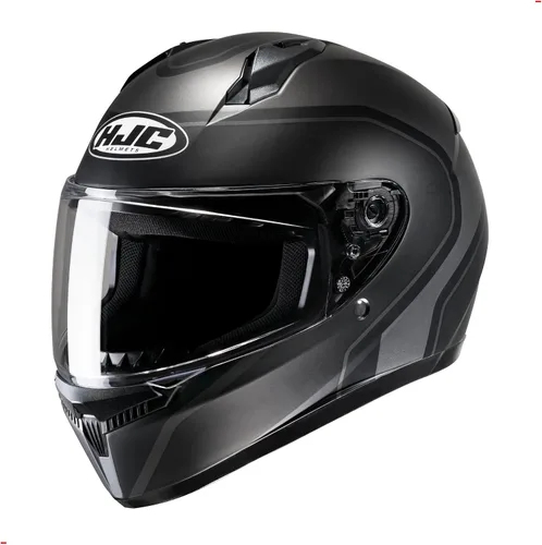 Casco integral de motocicleta HJC C10 Elie con visor protector HJ-34P Pinlock, aprobado por DOT (MC5SF, Mediano)