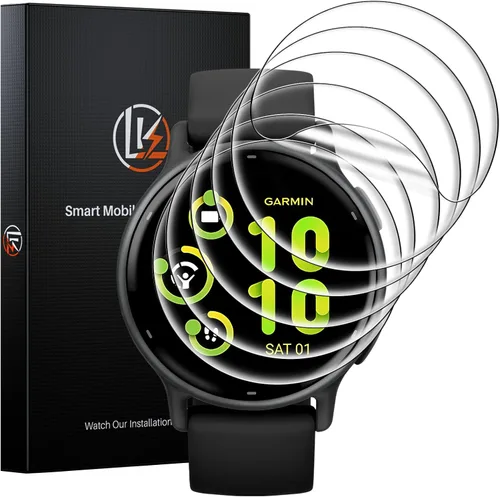 Miniatura 9 de LK 6 Pack para Garmin Venu 3s Protector de Pantalla 41mm - Protector de Pantalla de TPU Suave Auto-Reparable Anti-Arañazos para Garmin Venu 41mm