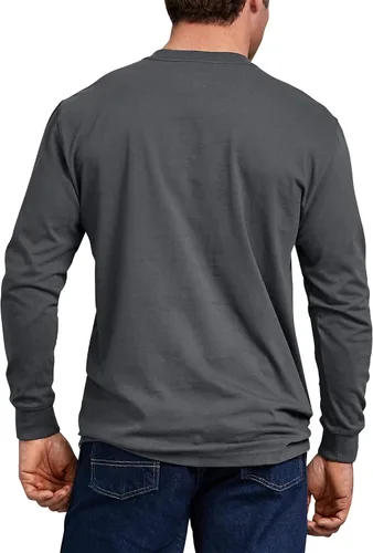 Miniatura 2 de Dickies - Camiseta pesada de manga larga y con cuello redondo para hombre, en tallas para personas grandes y altas