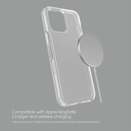 Miniatura 5 de OtterBox Symmetry Clear Series - Funda para iPhone 13 Pro Max y iPhone 12 Pro Max, transparente